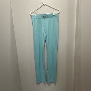 Betabrand Classic Dress Pant Yoga Pants | light Blue | Size M Long